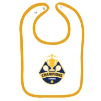 Infant Contrast Trim Terry Bib Thumbnail