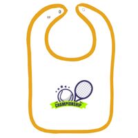 Infant Contrast Trim Terry Bib Thumbnail