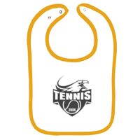 Infant Contrast Trim Terry Bib Thumbnail