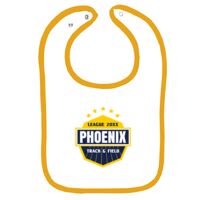 Infant Contrast Trim Terry Bib Thumbnail