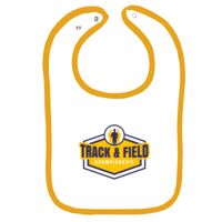 Infant Contrast Trim Terry Bib Thumbnail