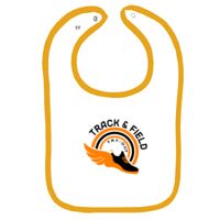 Infant Contrast Trim Terry Bib Thumbnail