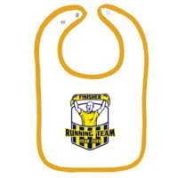 Infant Contrast Trim Terry Bib Thumbnail