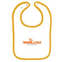 Infant Contrast Trim Terry Bib Thumbnail