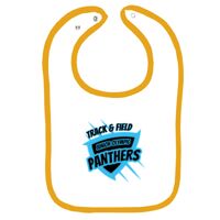 Infant Contrast Trim Terry Bib Thumbnail