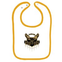 Infant Contrast Trim Terry Bib Thumbnail