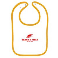 Infant Contrast Trim Terry Bib Thumbnail