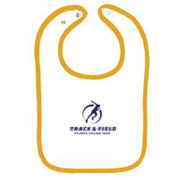 Infant Contrast Trim Terry Bib Thumbnail