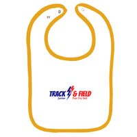 Infant Contrast Trim Terry Bib Thumbnail