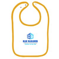Infant Contrast Trim Terry Bib Thumbnail