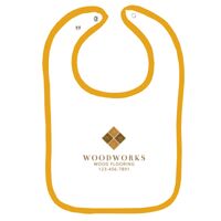 Infant Contrast Trim Terry Bib Thumbnail