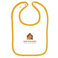 Infant Contrast Trim Terry Bib Thumbnail