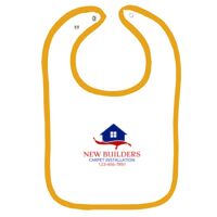 Infant Contrast Trim Terry Bib Thumbnail