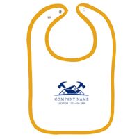 Infant Contrast Trim Terry Bib Thumbnail