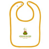 Infant Contrast Trim Terry Bib Thumbnail