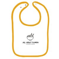 Infant Contrast Trim Terry Bib Thumbnail