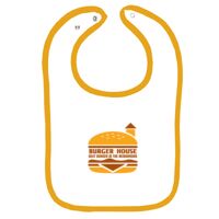 Infant Contrast Trim Terry Bib Thumbnail