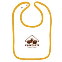 Infant Contrast Trim Terry Bib Thumbnail