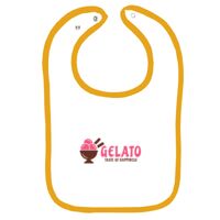 Infant Contrast Trim Terry Bib Thumbnail