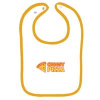 Infant Contrast Trim Terry Bib Thumbnail