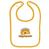 Infant Contrast Trim Terry Bib Thumbnail