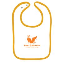 Infant Contrast Trim Terry Bib Thumbnail