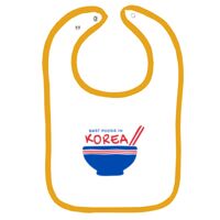 Infant Contrast Trim Terry Bib Thumbnail