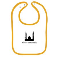 Infant Contrast Trim Terry Bib Thumbnail