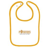Infant Contrast Trim Terry Bib Thumbnail
