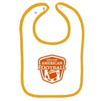 Infant Contrast Trim Terry Bib Thumbnail