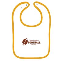 Infant Contrast Trim Terry Bib Thumbnail