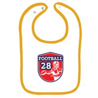 Infant Contrast Trim Terry Bib Thumbnail