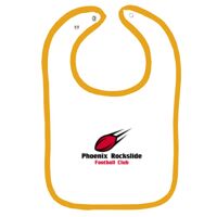 Infant Contrast Trim Terry Bib Thumbnail