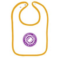 Infant Contrast Trim Terry Bib Thumbnail