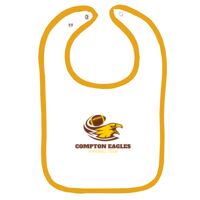 Infant Contrast Trim Terry Bib Thumbnail