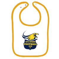 Infant Contrast Trim Terry Bib Thumbnail