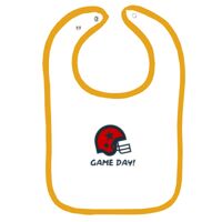 Infant Contrast Trim Terry Bib Thumbnail