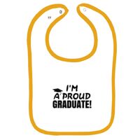 Infant Contrast Trim Terry Bib Thumbnail