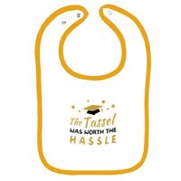 Infant Contrast Trim Terry Bib Thumbnail