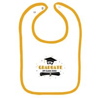 Infant Contrast Trim Terry Bib Thumbnail