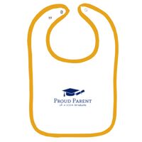 Infant Contrast Trim Terry Bib Thumbnail