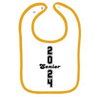 Infant Contrast Trim Terry Bib Thumbnail