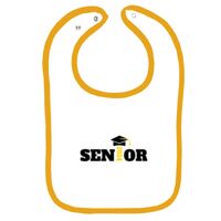 Infant Contrast Trim Terry Bib Thumbnail