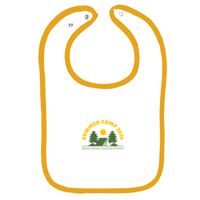 Infant Contrast Trim Terry Bib Thumbnail