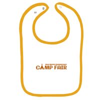 Infant Contrast Trim Terry Bib Thumbnail