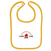 Infant Contrast Trim Terry Bib Thumbnail