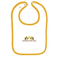 Infant Contrast Trim Terry Bib Thumbnail