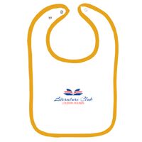 Infant Contrast Trim Terry Bib Thumbnail