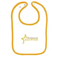 Infant Contrast Trim Terry Bib Thumbnail