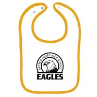 Infant Contrast Trim Terry Bib Thumbnail